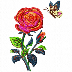 Flowers And Tree Embroidery Design 5 Flowers And Tree Embroidery Design 5
